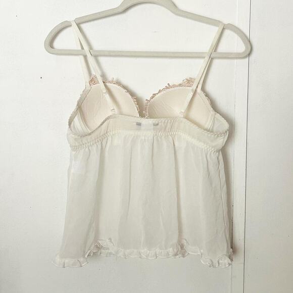 Y2K Cami Lingerie Sleeveless Top - Picture 4 of 4